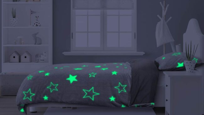 Sleeptime Glow in the dark Stars dekbedovertrek - Afbeelding 4