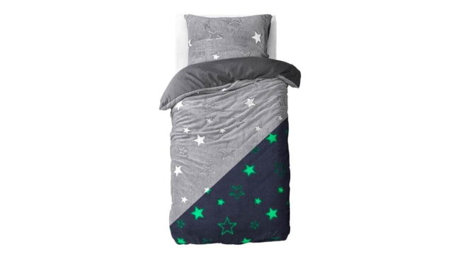 Sleeptime Glow in the dark Stars dekbedovertrek - Afbeelding 2