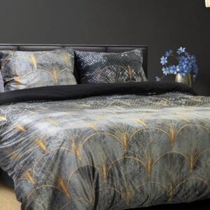 Dreamhouse Fluweel Mente dekbedovertrek