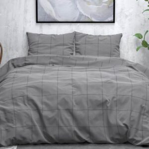 Sleeptime Deep Check flanel dekbedovertrek