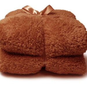 Unique Living Teddy fleece plaid