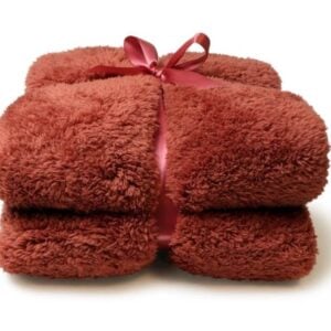 Unique Living Teddy fleece plaid