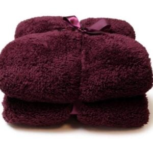 Unique Living Teddy fleece plaid