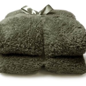 Unique Living Teddy fleece plaid