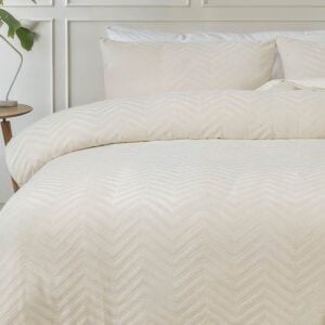 Sleeptime Chevron Teddy dekbedovertrek