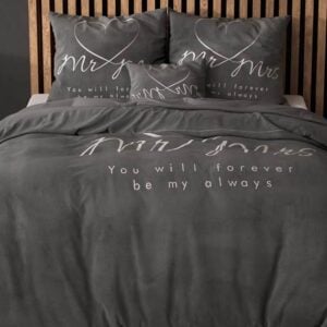 Sleeptime Mr and Mrs Heart dekbedovertrek