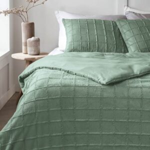 Sleeptime Faux Fur Check dekbedovertrek