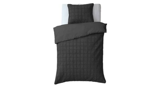 Sleeptime Faux Fur Check dekbedovertrek - Afbeelding 4