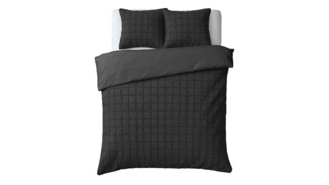 Sleeptime Faux Fur Check dekbedovertrek