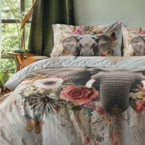 Zydante Tusks & Petals dekbedovertrek