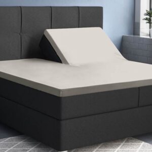 Primaviera Deluxe katoen-satijn split-topper hoeslaken