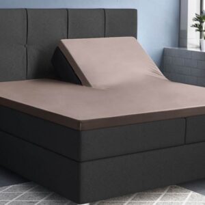 Primaviera Deluxe katoen-satijn split-topper hoeslaken