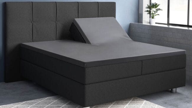 Primaviera Deluxe katoen-satijn split-topper hoeslaken - Afbeelding 2