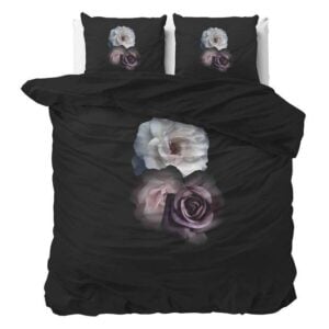 Sleeptime Deep Flowers dekbedovertrek