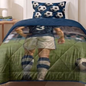 Sleeptime Voetbal Ster wasbaar dekbed